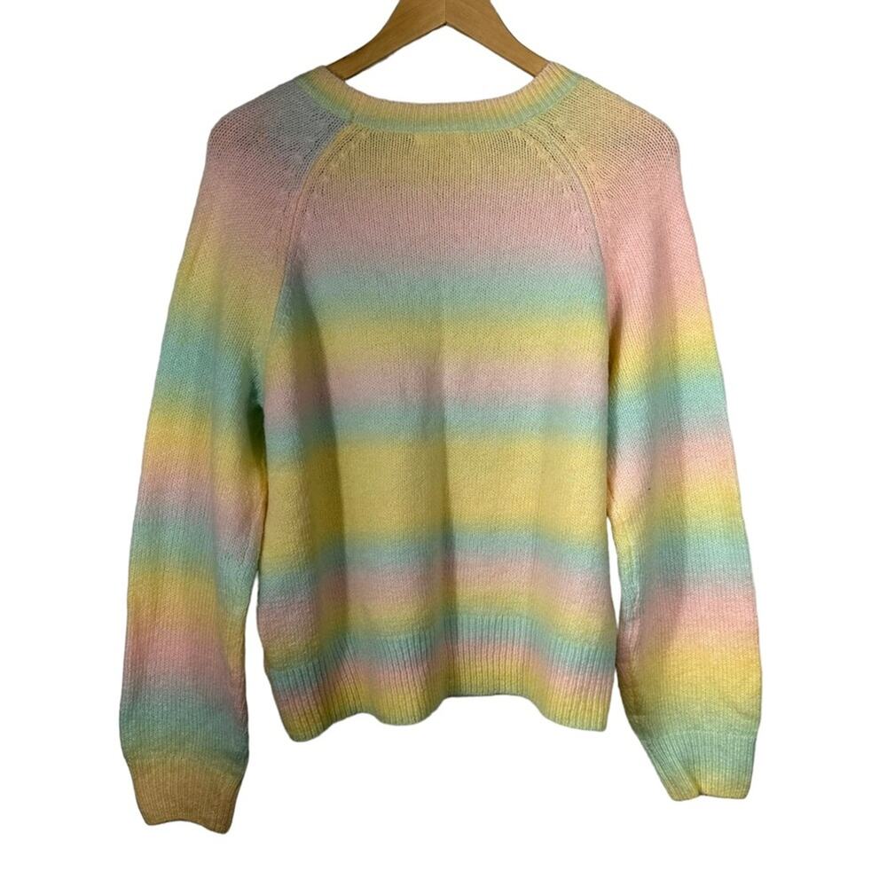 NWT BB Dakota By Steve Madden Ombre Sweater Wool Blend Size Large - Picture 7 of 13